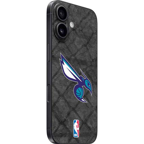 NBA Charlotte Hornets Dark Rust iPhone 16 Plus Skin